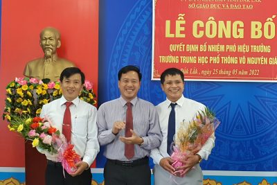 Phân công nhiệm vụ trong BGH, năm học 2025-2026